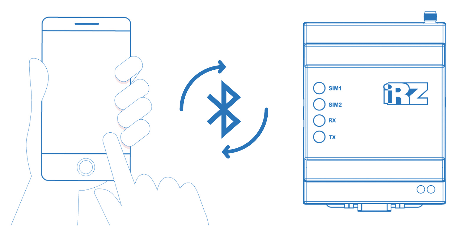 Bluetooth-приложение для настройки модемов
